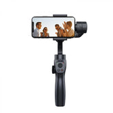 Super stable anti-shake three-axis gimbal stabilizer, suitable for iPhone and Android phones and GoPro sports cameras, with dynamic face/object tracking function